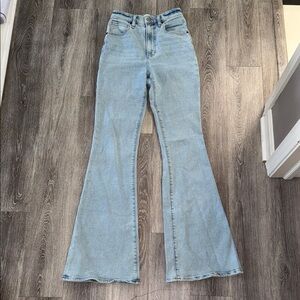 Abercrombie Light Blue Flare Jeans